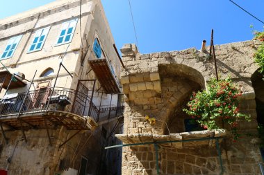 Acre eski kale deniz üzerinde 