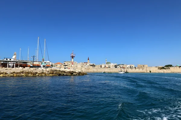 Acre fortaleza velha no mar — Fotografia de Stock