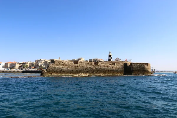 Acre fortaleza velha no mar — Fotografia de Stock