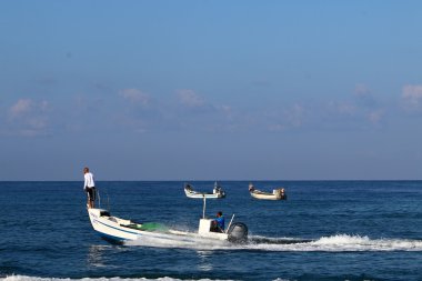 Akdeniz kıyısında 