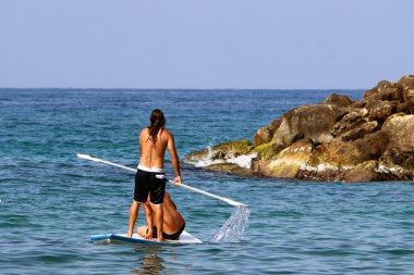 Akdeniz kıyısında 