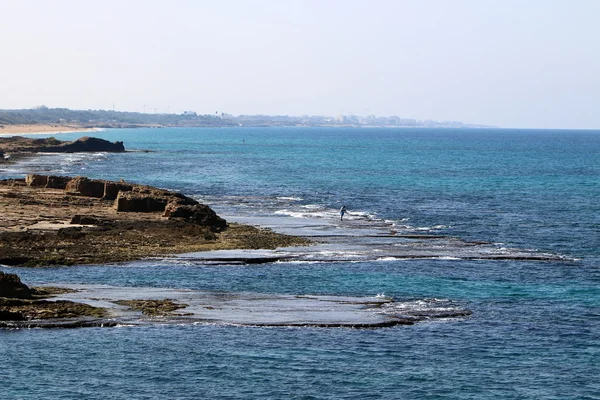 Orilla del Mar Mediterráneo — Foto de Stock