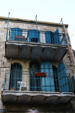 Antik Jerusalem yürümek 