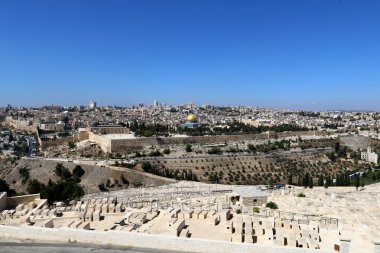 Antik Jerusalem yürümek 