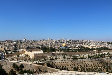 Antik Jerusalem yürümek 