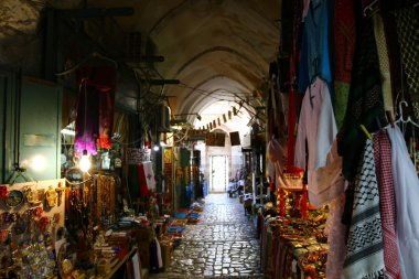 Antik Jerusalem yürümek 