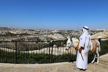 Antik Jerusalem yürümek 
