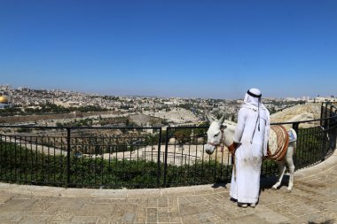 Antik Jerusalem yürümek 