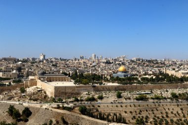 Antik Jerusalem yürümek 