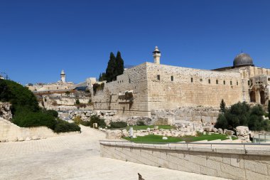 Antik Jerusalem yürümek 