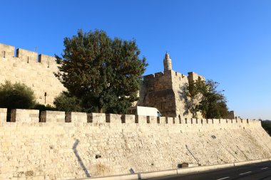 Antik Jerusalem yürümek 