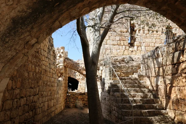 古代の要塞 Yehiam — ストック写真