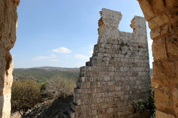 Ősi erőd Yehiam — Stock Fotó