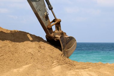 O büyük Ekskavatör inşaat 