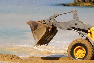 O büyük Ekskavatör inşaat 