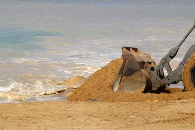 O büyük Ekskavatör inşaat 