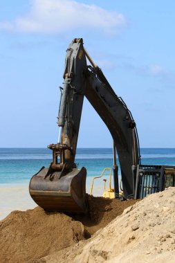 O büyük Ekskavatör inşaat 