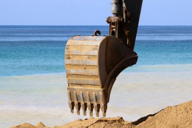 O büyük Ekskavatör inşaat 