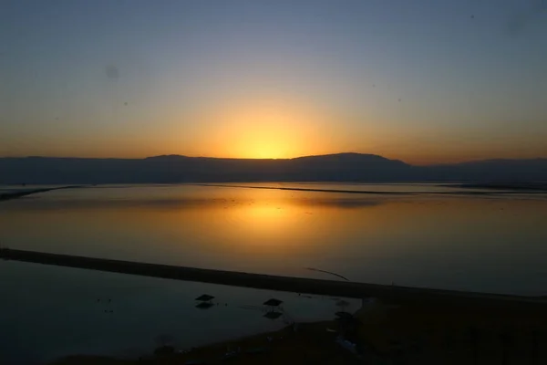 Sunrise at the Dead Sea — Stock Photo, Image