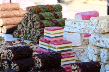 Üstünde belgili tanımlık sayaç Doğu tatlılar 