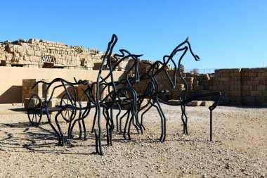 İsrail Akdeniz kıyısında yer alan Caesarea - antik kent,. 