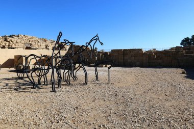 İsrail Akdeniz kıyısında yer alan Caesarea - antik kent,. 