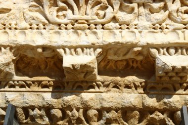 İsrail Akdeniz kıyısında yer alan Caesarea - antik kent,. 