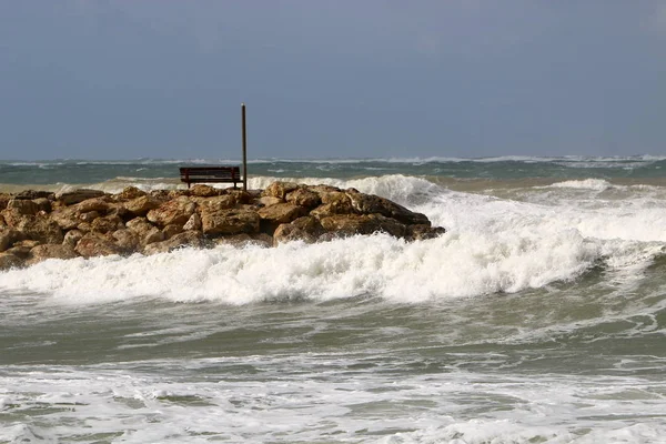 A Földközi-tenger vihar — Stock Fotó