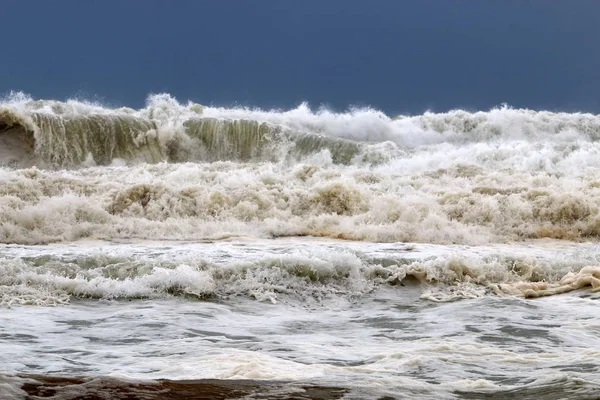 Storm на Середземному морі — стокове фото