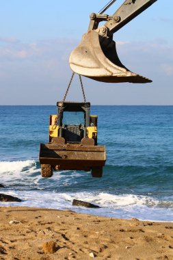 O büyük Ekskavatör inşaat 