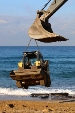 O büyük Ekskavatör inşaat 