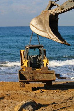O büyük Ekskavatör inşaat 