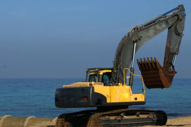 O büyük Ekskavatör inşaat 