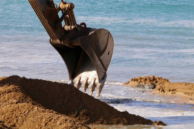 O büyük Ekskavatör inşaat 