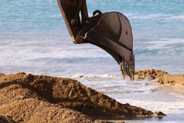 O büyük Ekskavatör inşaat 