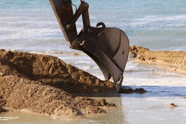 O büyük Ekskavatör inşaat 