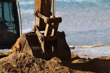 O büyük Ekskavatör inşaat 