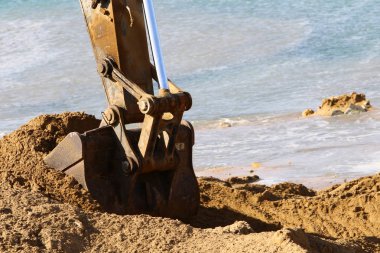 O büyük Ekskavatör inşaat 