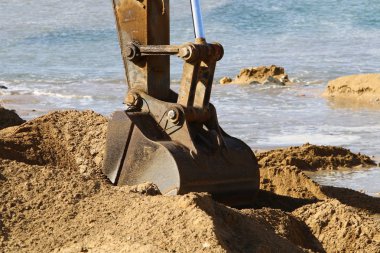 O büyük Ekskavatör inşaat 