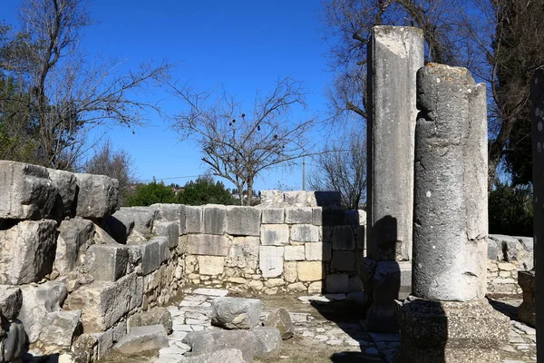 L'antica sinagoga nel Parco Nazionale di Baram . — Foto Stock