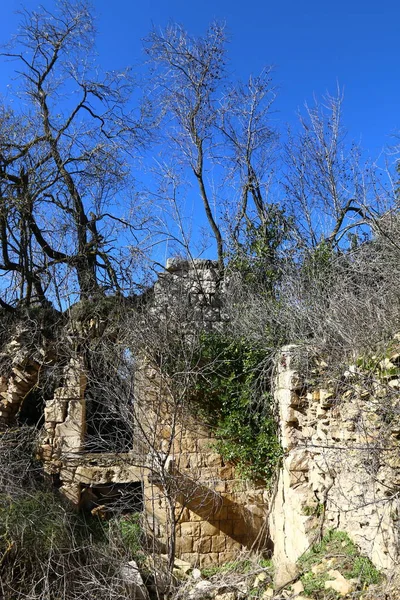 The ancient synagogue in Baram National Park. — Stock Photo, Image