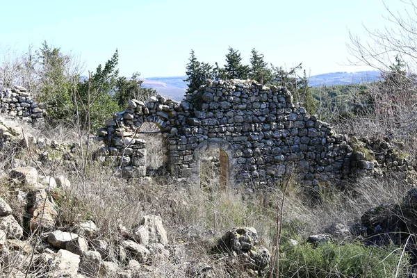 the ruins of the village of the Maronites