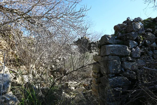 Las ruinas de la aldea de los maronitas —  Fotos de Stock