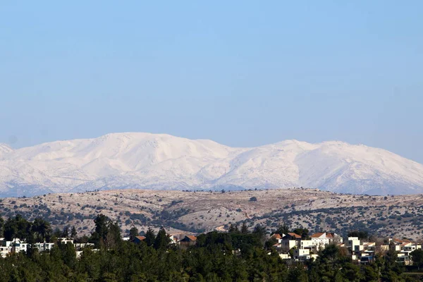 Nieve en el Monte Hermón — Foto de Stock