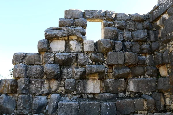 Muro di pietra e cemento — Foto Stock