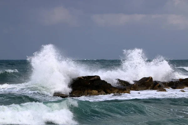 Shore of the Mediterranean Sea — Stock Photo, Image