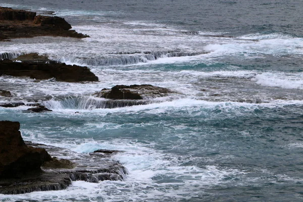 岸边的地中海 — 图库照片