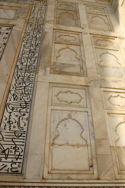 Agra, Hindistan bulunan taj Mahal - Türbesi - Camii 
