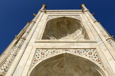Agra, Hindistan bulunan taj Mahal - Türbesi - Camii 