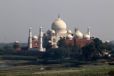 Agra, Hindistan bulunan taj Mahal - Türbesi - Camii 